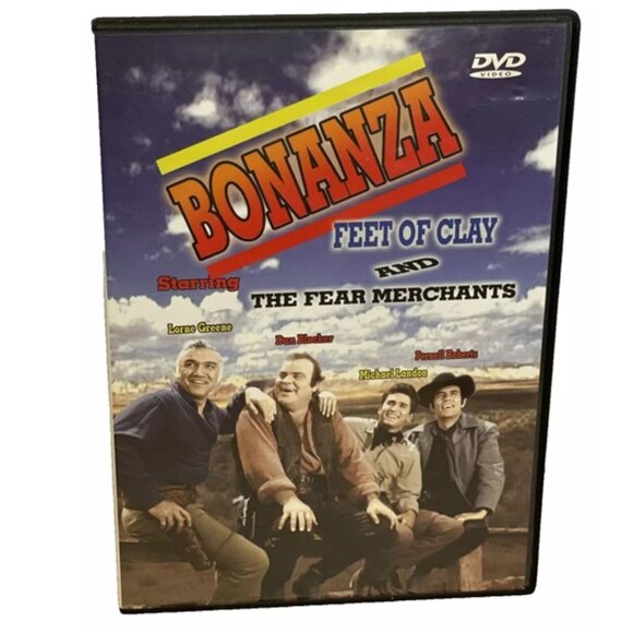 Bonanza Feet Of Clay & The Fear Merchants (DVD, Slim Case, 2004) - Picture 1 of 3